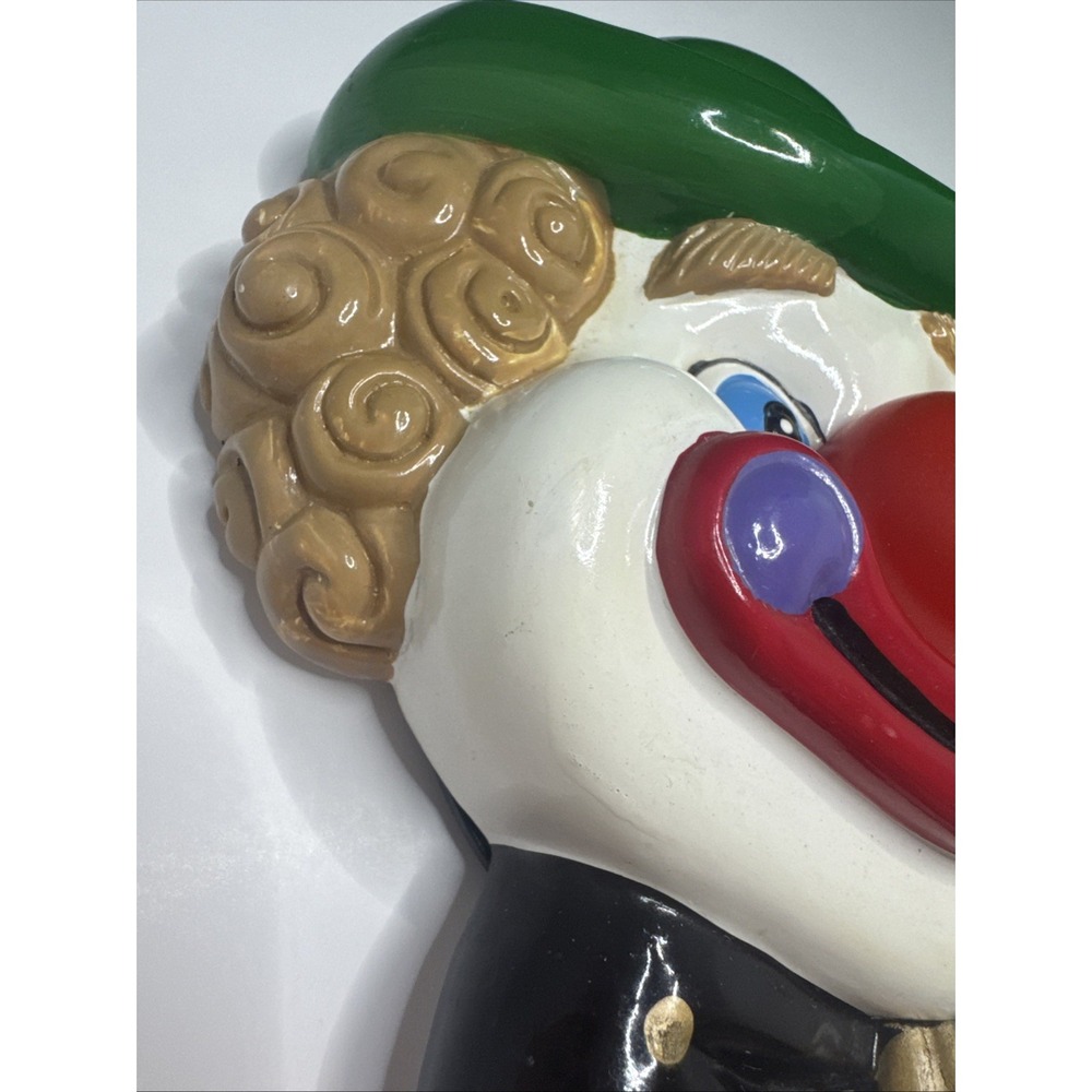 Vtg CLOWN Doorbell Ringer Musical‎ Head Push Nose Rare Tested/Works - Picture 16 of 16